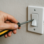 Cómo abrir un interruptor sin tornillos de forma segura y sin dañar la tapa