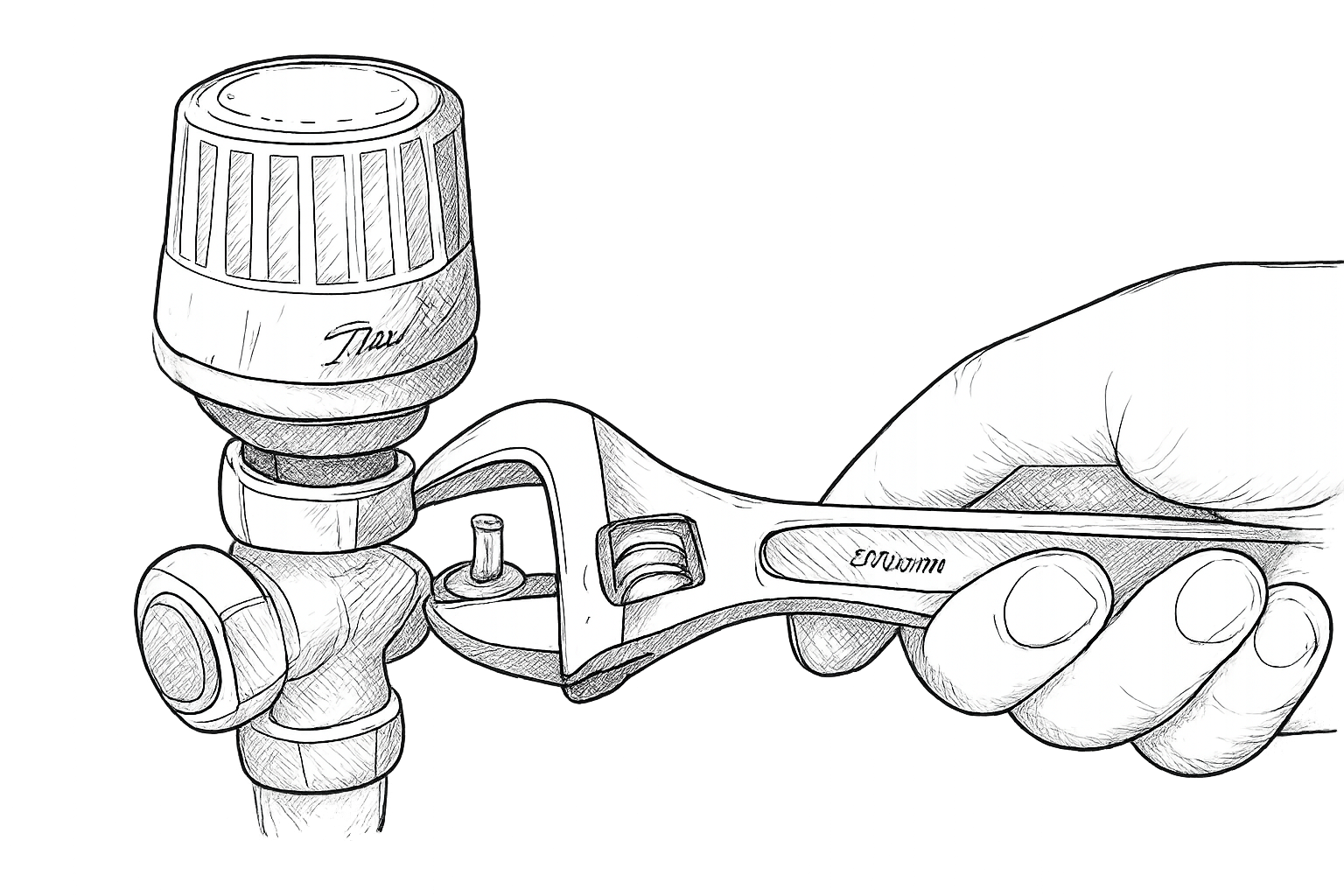 desmontar el cabezal termostático Danfoss, modelo antiguo