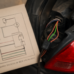Esquema eléctrico de las luces traseras del 308: diagrama de cableado y colores de cables (Peugeot, 2007‑2014)