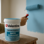 Pintura Valentine: pintura plástica mate superlavable, resistente al moho y de bajas emisiones con más de 200 colores