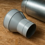 Reductor VMC 125 80: adaptador de 125 a 80 mm para VMC